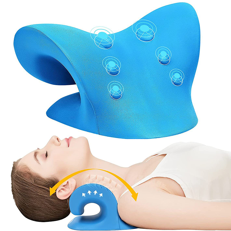 Neck Massage Pillow Neck Shoulder Stretcher Relaxer Chiropra