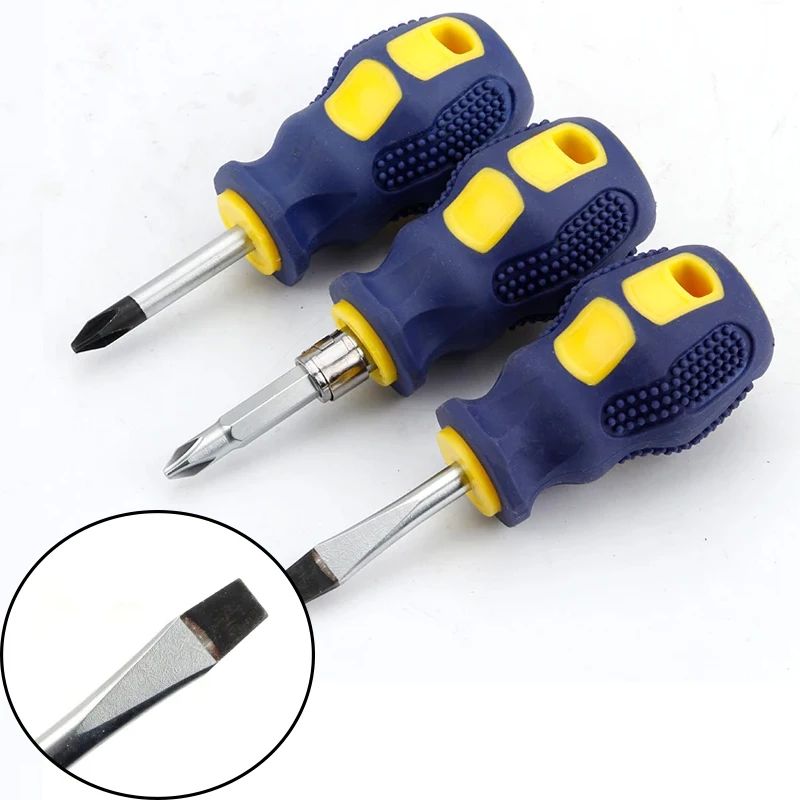 1Pcs Mini Screwdriver Multifunction Cross Shaped screw drive