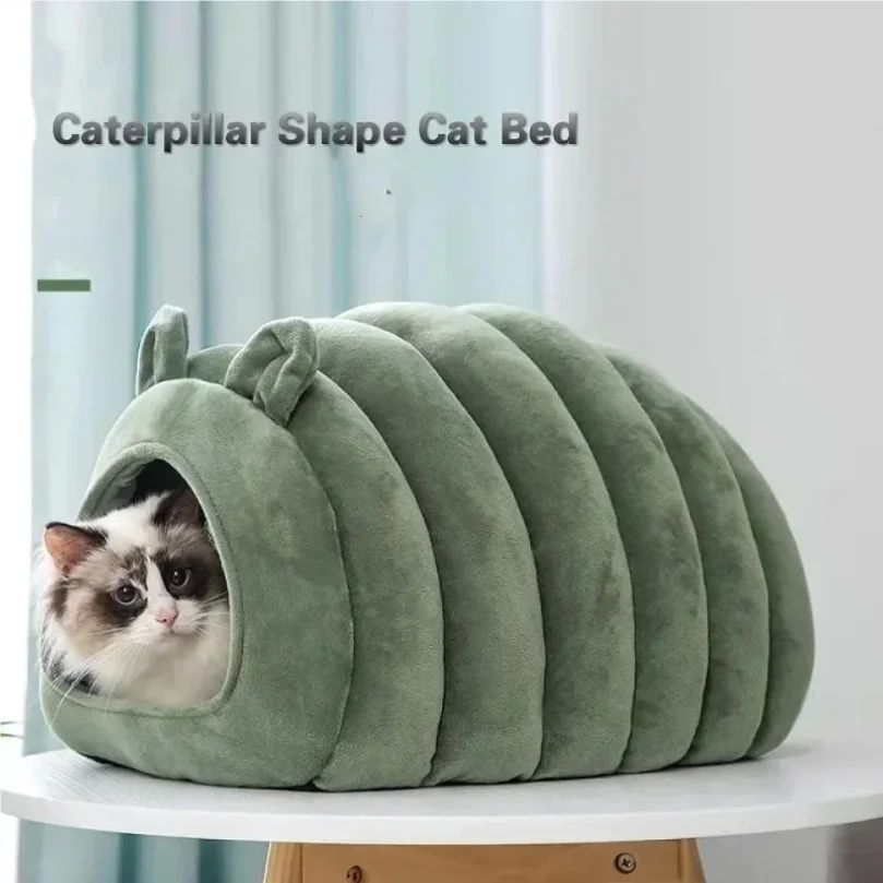 Cat Kennel Winter Warm Fully Enclosed Comfortable Sleeping H