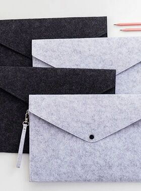 A4 Felt Folder Portable Felt With Buckle Portfolio Case Larg