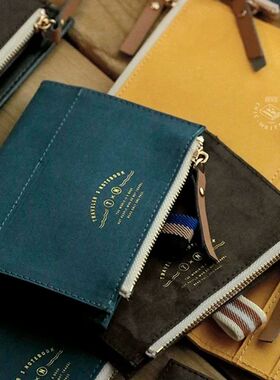 Fromthenon Special Paper Travel Notebook Washable Bill Zippe