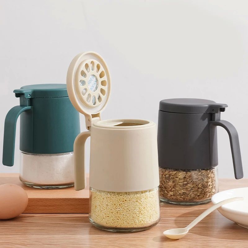 Double Sealed Spice Jar Kitchen Moisture Proof Seasoning Spi