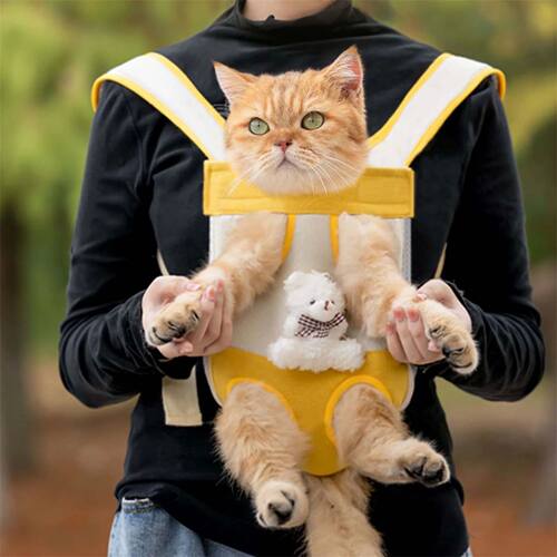 Portable Dog Carrier Backpack Hands-Free Pet Travel Bag with