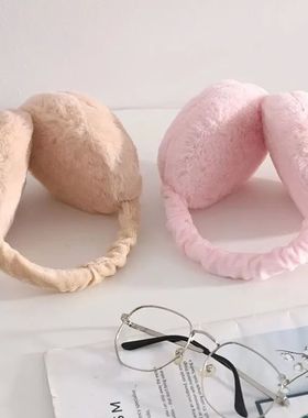 1-3pcs Thickened Fleece Ear Muffs Foldable Universal Winter