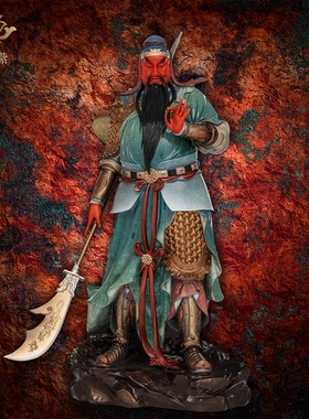 东来紫关公摆件武财神神像铜雕招财供奉铜像关帝圣君京铜黄铜大型