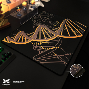 XrayPad Minerva DNA Heavy 6mm封边工艺平衡控制细面鼠标垫CSGO