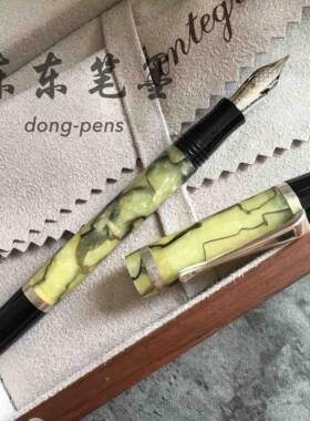 意大利万特佳纯银弹性尖限量钢笔