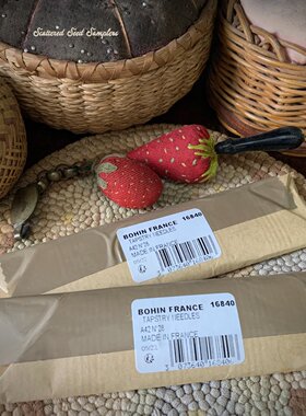 法国Bohin十字绣针 BH针 法针工具刺绣针手工针大眼针 大包分装