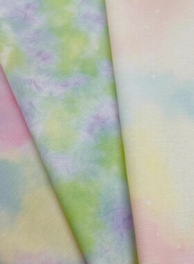 十字绣炫彩布背景布1绚彩布彩色布141628CT DIY手染扎染渐变效果