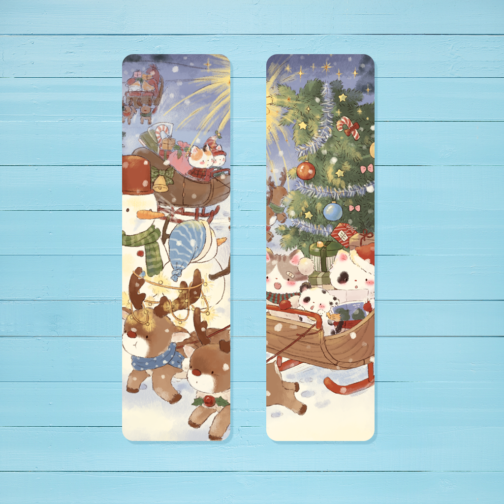 工具亚克力吸针【204】可爱猫咪平安夜的礼物 内嵌磁铁不含背吸