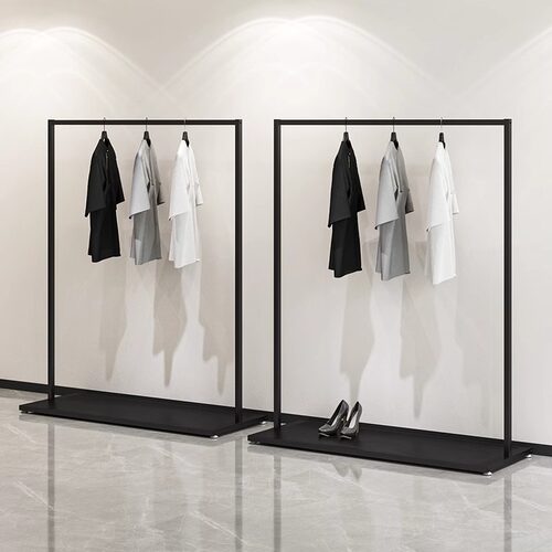 曼雅铁都服装店衣架展示架落地式