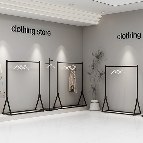 热卖1万+加粗加厚服装衣架展示架