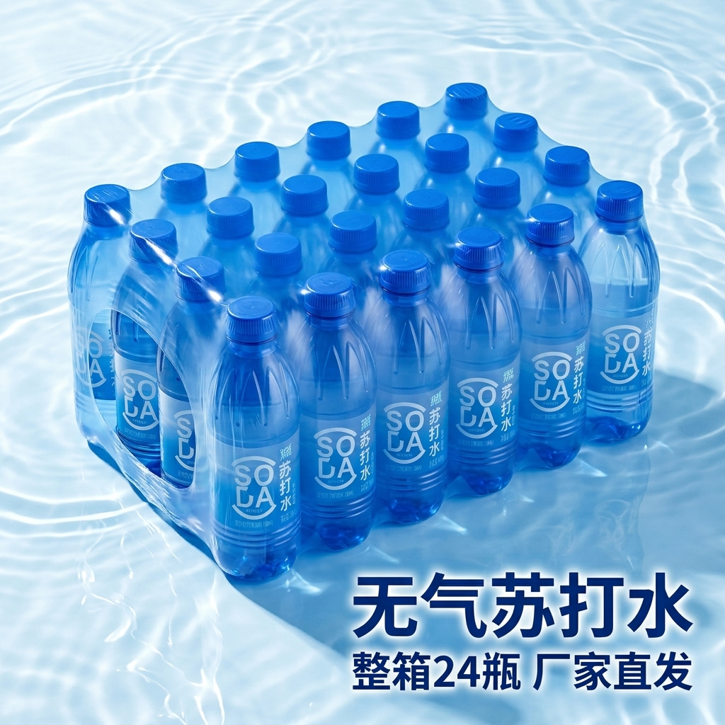 弱碱性原味苏打水整箱 24 瓶无糖无气0糖 卡健康补水小瓶饮料包邮