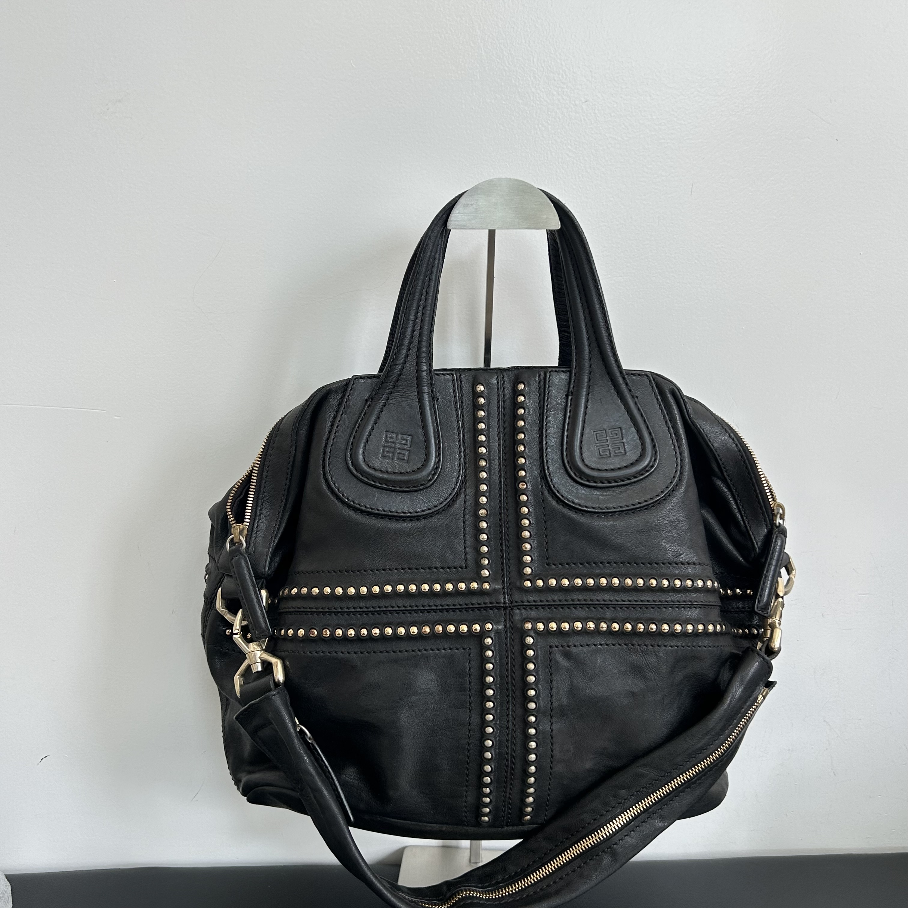 Givenchy纪梵希黑色tote手提斜挎包