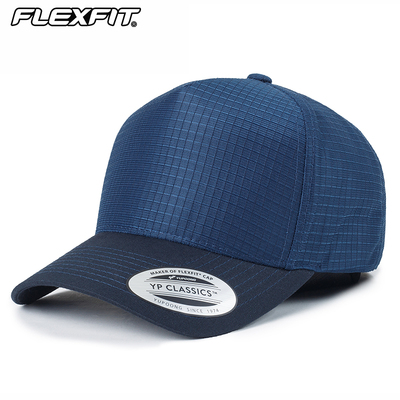 FLEXFIT 高端帽子男高顶帽五片帽夏季薄款男士棒球帽潮牌鸭舌帽男