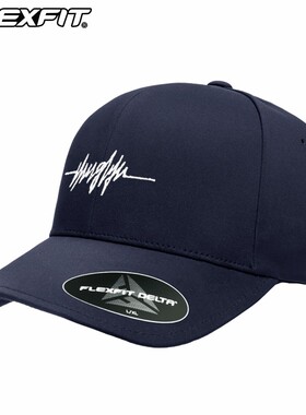 FLEXFIT DELTA 刺绣 男士潮牌棒球帽大头围大号鸭舌帽夏季帽子男