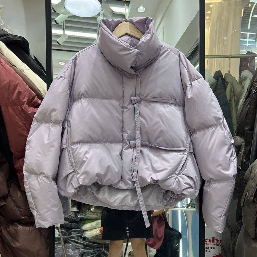 短款羽绒服冬季2025新款白鸭绒宽松韩版小个子立领加厚外套面包服,女装/女士精品,羽绒服,淘宝优惠券,粉丝福利购,淘宝优惠卷