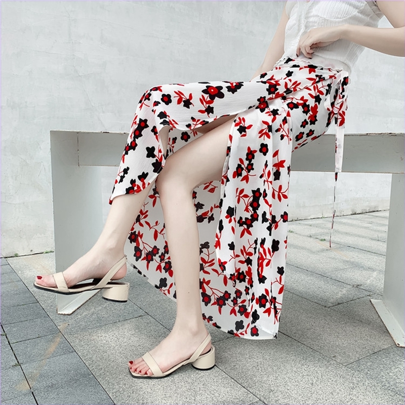 2019夏装新款半身裙女沙滩裙一片式裹裙显瘦雪纺裙a字裙碎花长裙|ruв категории Женская одежда, юбка - от Buy2taobao.com для оказания профессиональной услуги покупки агента Taobao