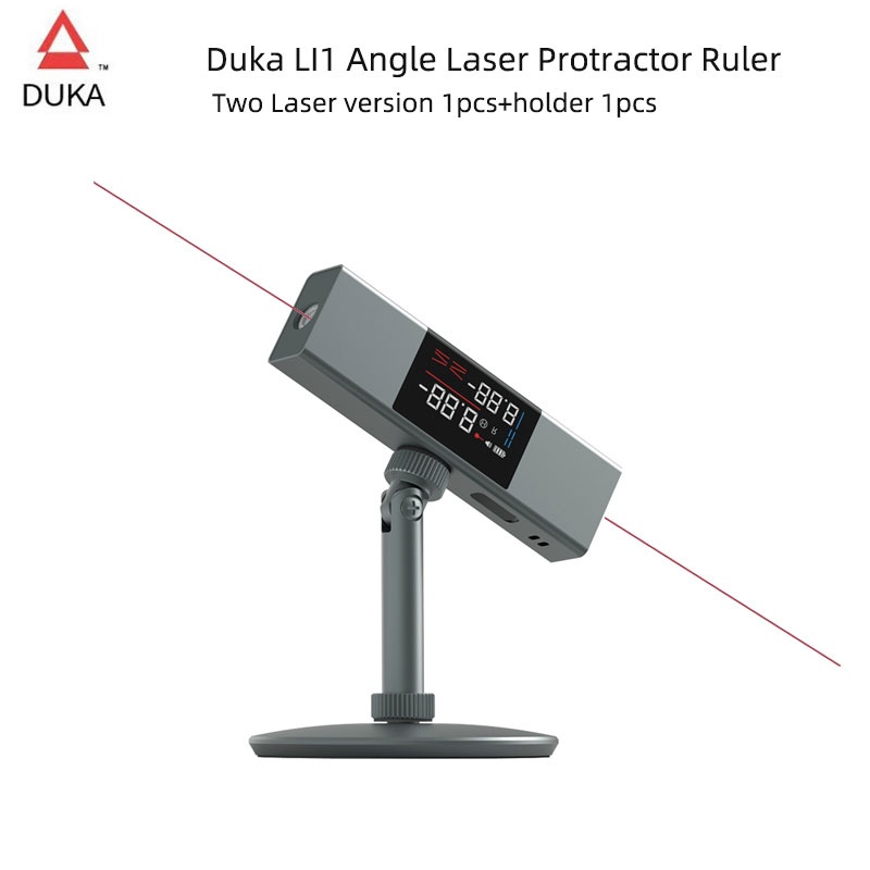 DUKA LI1激光投线角度仪高精度量房Mi电子角度尺国际Laser meter