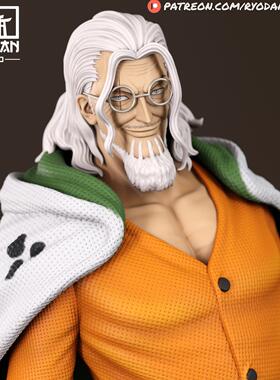 海贼王雷利3D可打印图纸模型手办STL格式源文件