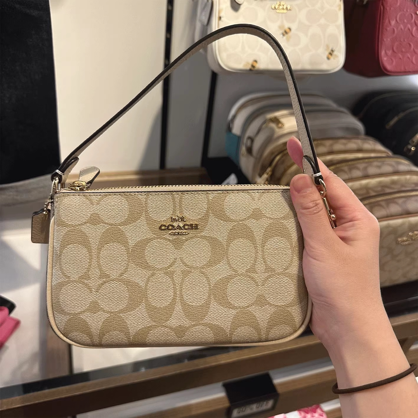 COACH/蔻驰 nolita19 麻将包单肩包斜挎包手提包