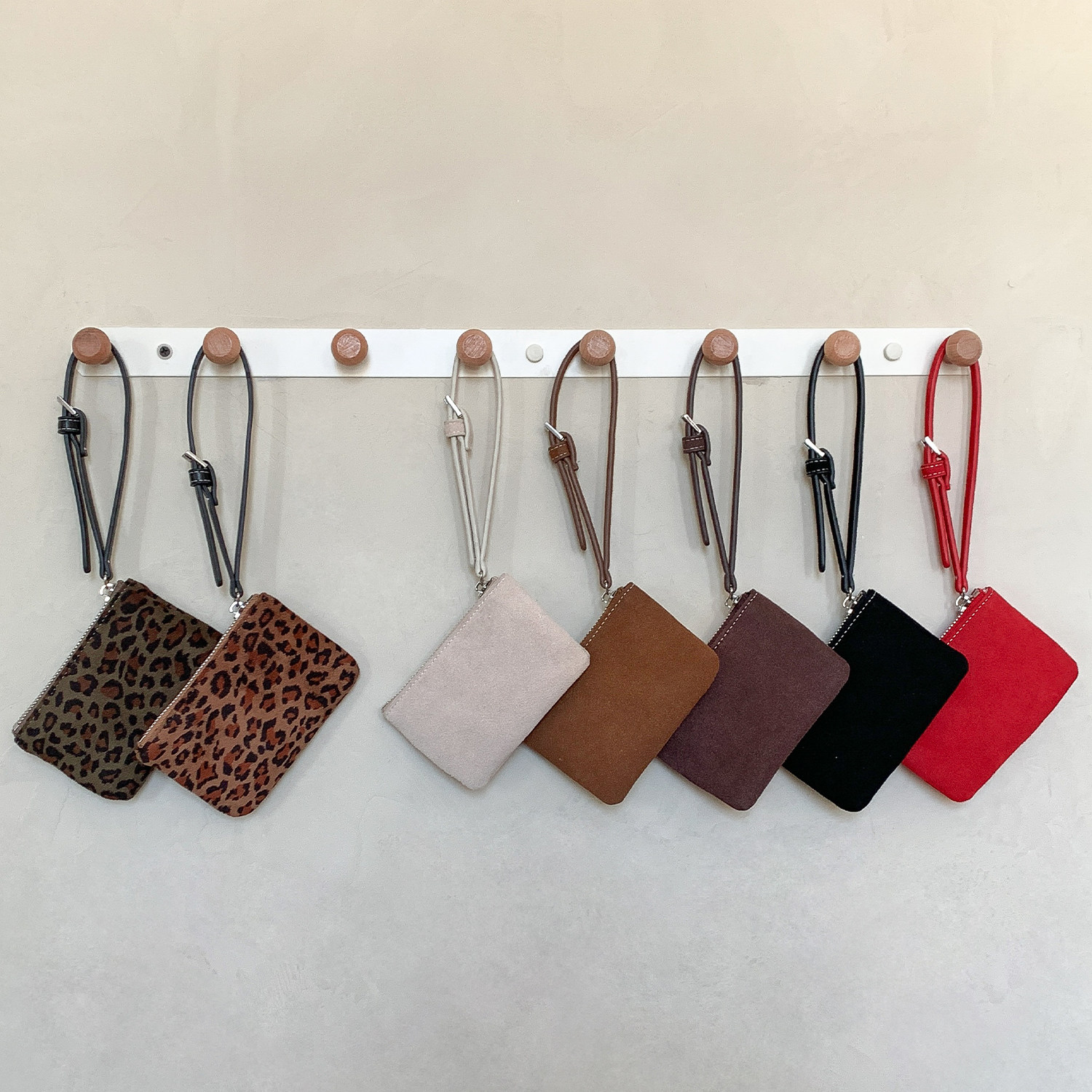 EMORRIN秋冬麂皮绒时髦豹纹手提钥匙包个性百搭零钱包迷你小包女,箱包皮具/热销女包/男包,小方包,淘宝优惠券,粉丝福利购,淘宝优惠卷