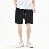 棉麻风短裤男抽绳纯色棉麻男装复古休闲裤夏季A266-1-K88-P35，男装牛仔裤，电商A266-1