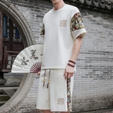 男士休闲运动套装男刺绣小熊风A266-1-TZ8807-P47特批控78，男装休闲套装，电商A266-1