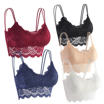 抹胸Women Push Up Lace Bra Top Bralette Underwear Lingerie