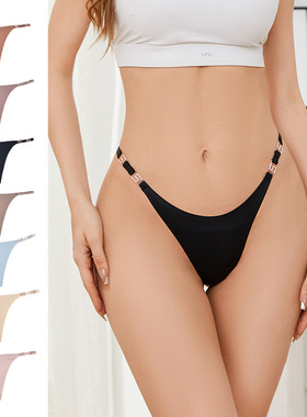 Thongs for women Ice Silk Sexy G-string Female UnderwearFit