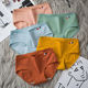 Solid Lingerie Color reathable Underpants Girls Briefs XXL