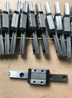 2手微型导轨STE9C滑块，轨道长有85、275、340毫米，滑块不易掉珠