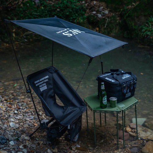 SWS野迹月亮椅 钓鱼公园遮阳篷椅 露营防晒顶棚椅 户外防水天幕椅