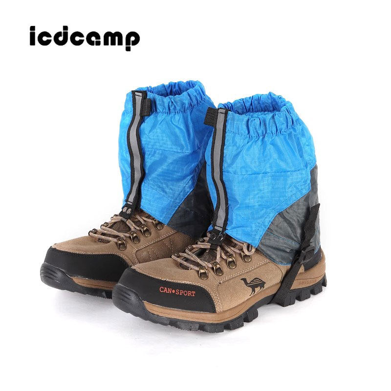 ICDCAMP户外轻便短款越野雪套沙漠防沙鞋套护腿登山徒步防护腿套