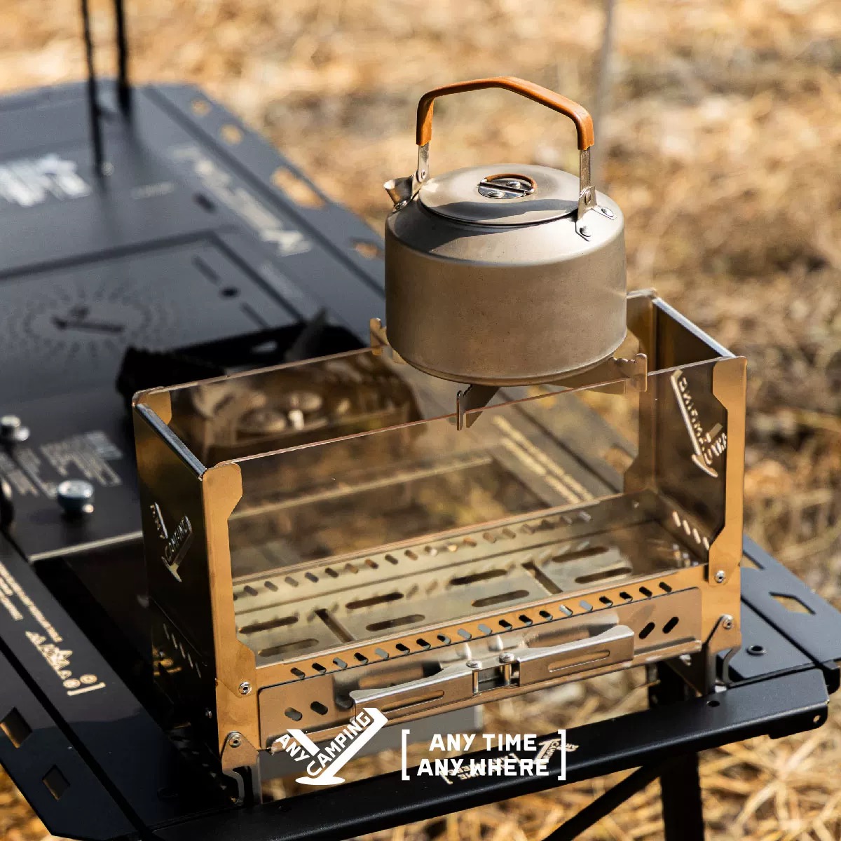 无界露营 IGT桌0.5单元观火炉便携折叠烧水炉露营观火烧烤多用炉