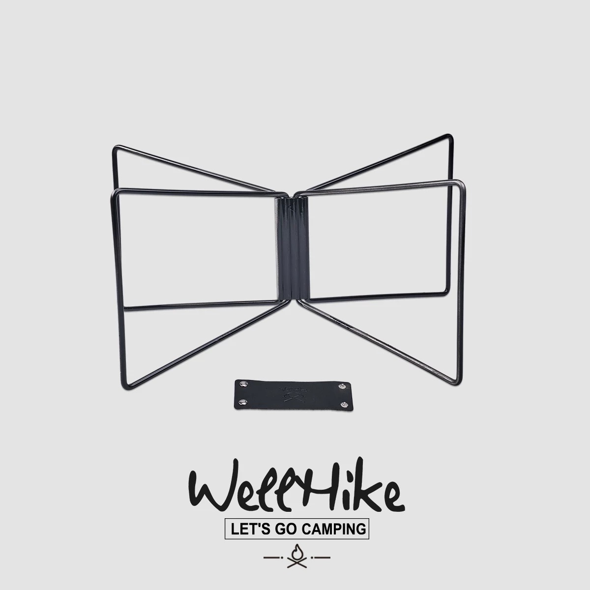 WELLHIKE户外铝箱支架30/50L大容量露营置物保温桶折叠大马扎架子