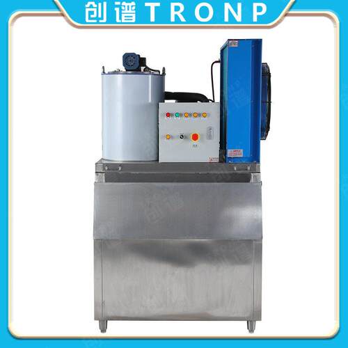创谱TRNP 100KGO片机 商用雪花机冰635冰块机海鲜冰机自助餐0 制