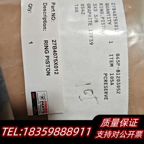 费希尔 密封环 27B4075X012.询价