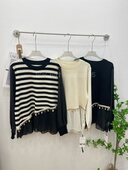 新款 上架 素夏susa99115拼接不规则网纱下摆假两件上衣