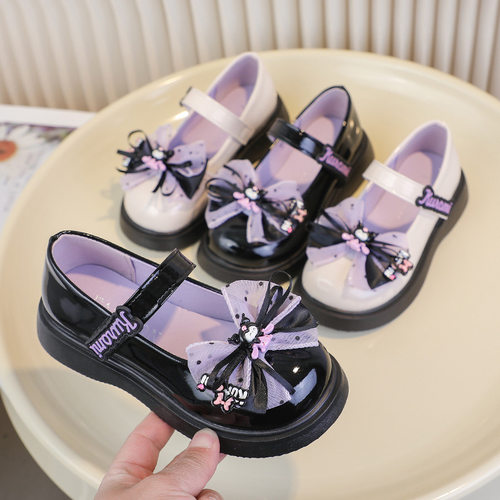 女童皮鞋儿童单鞋库洛米公主鞋