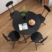 折叠桌餐桌家用小饭桌便携式 户外折叠摆摊桌正方形简易小桌子租房