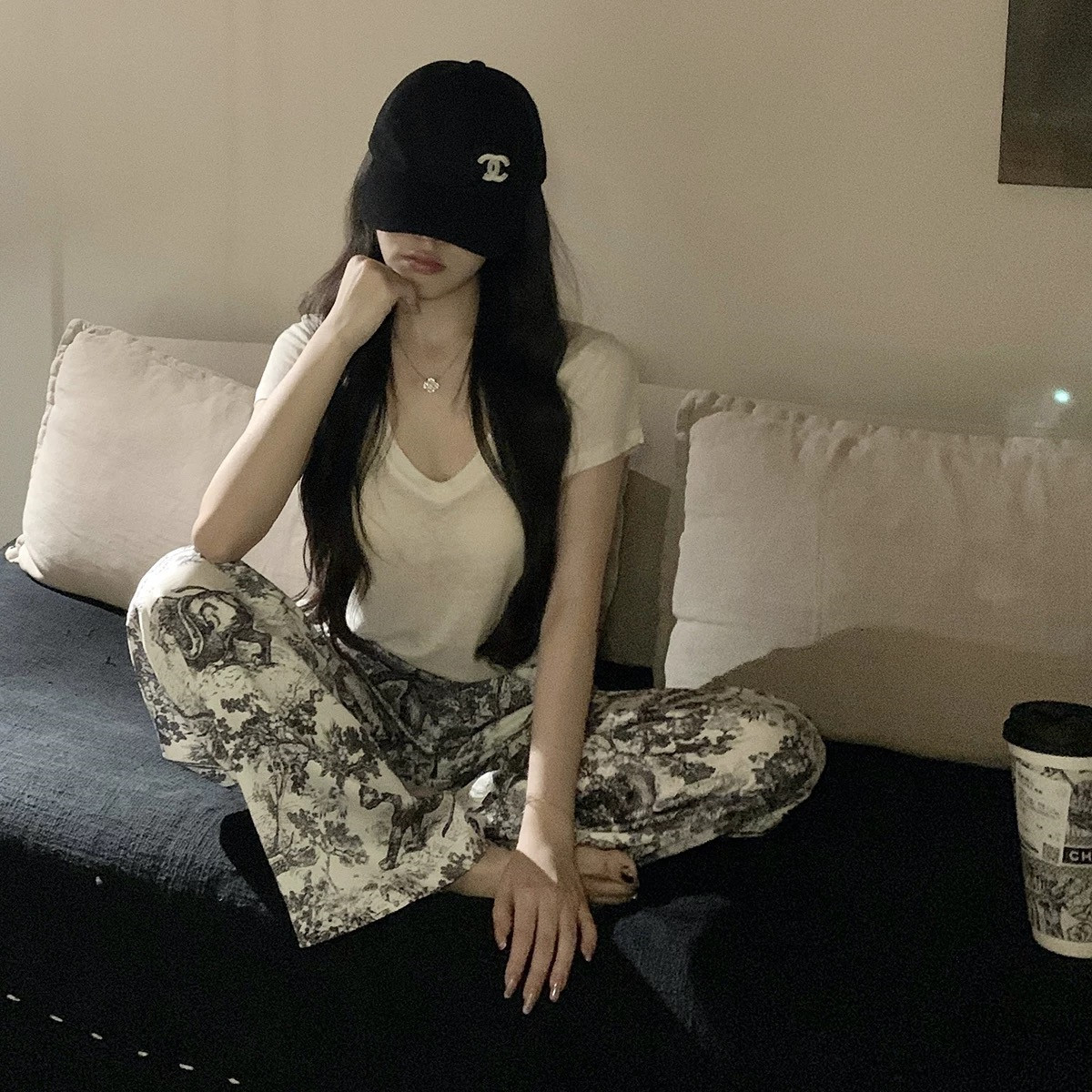 夏季薄款冰雪丝凉感女睡裤可外穿