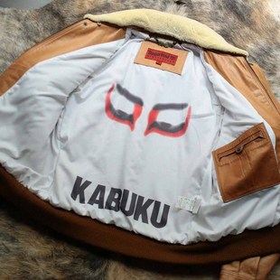 2000s原色G1飞行皮衣 改良版 美式 早期都市复古风格