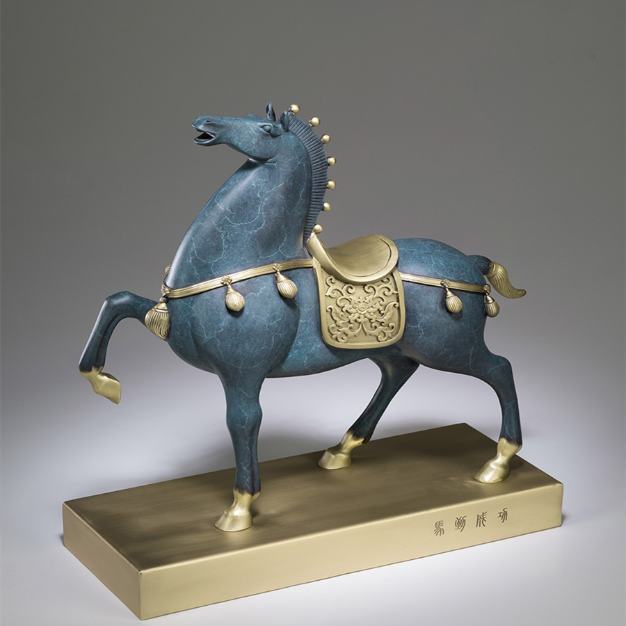 铜师傅马到成功家居装饰摆件礼品