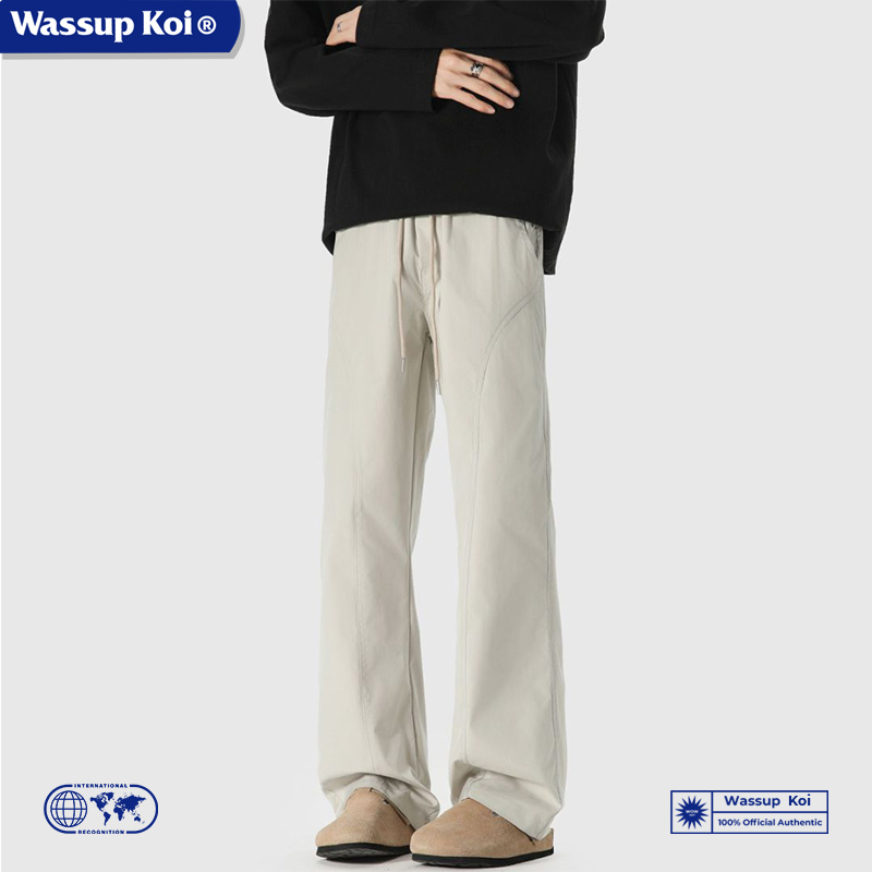 WASSUPKOI户外三防微喇冲锋裤男