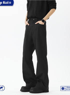 WASSUP KOI联名日系休闲西裤男高级感潮流直筒裤vide百搭微喇裤子