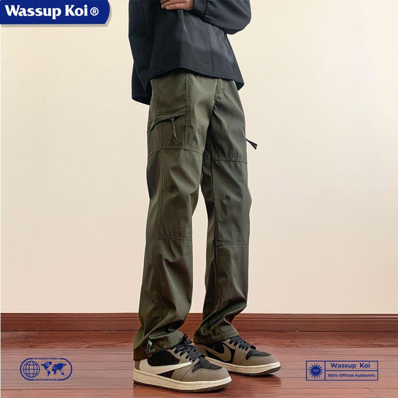 WASSUPKOI户外休闲冲锋工装裤子