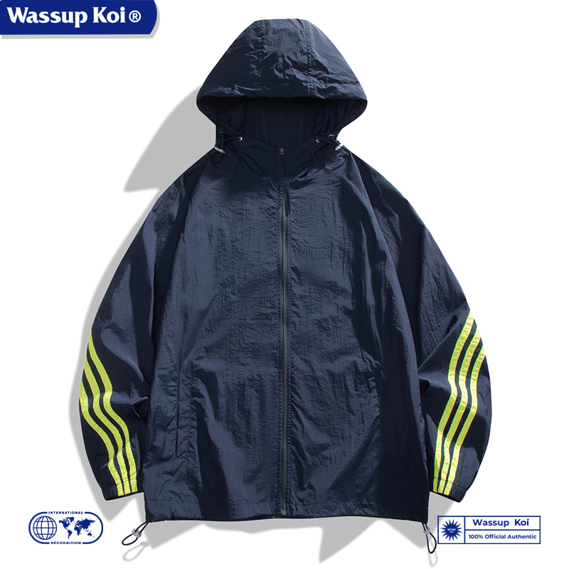 WASSUP KOI联名防晒衣男女情侣夏季防紫外线+运动外套速干防晒服