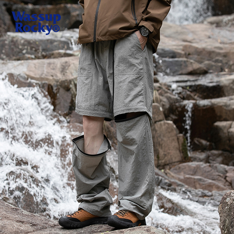 WASSUPROCKY防水可拆卸两穿裤子