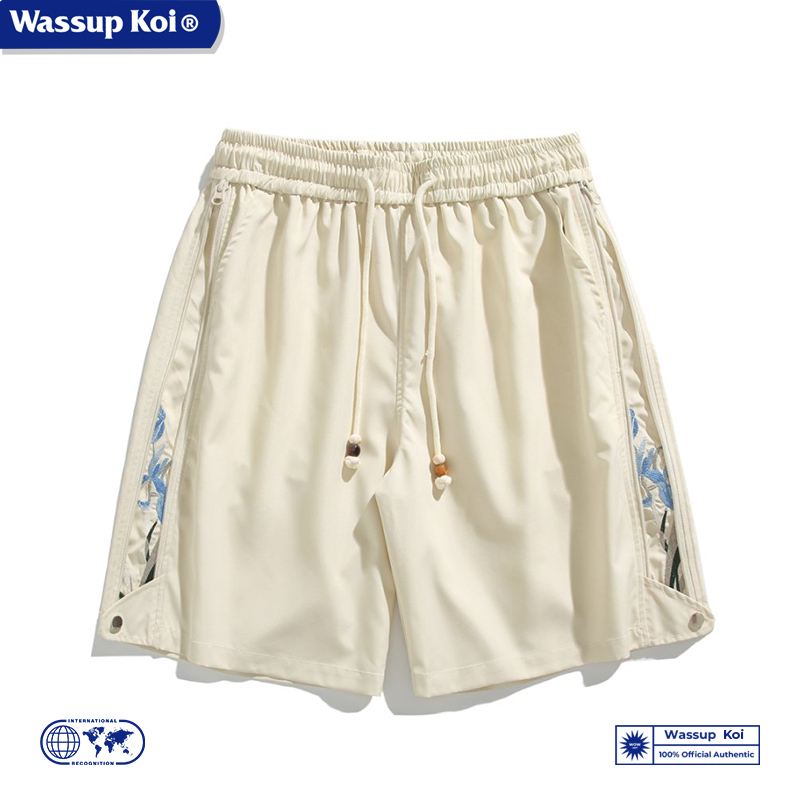 WASSUPKOI新中式刺绣速干短裤男
